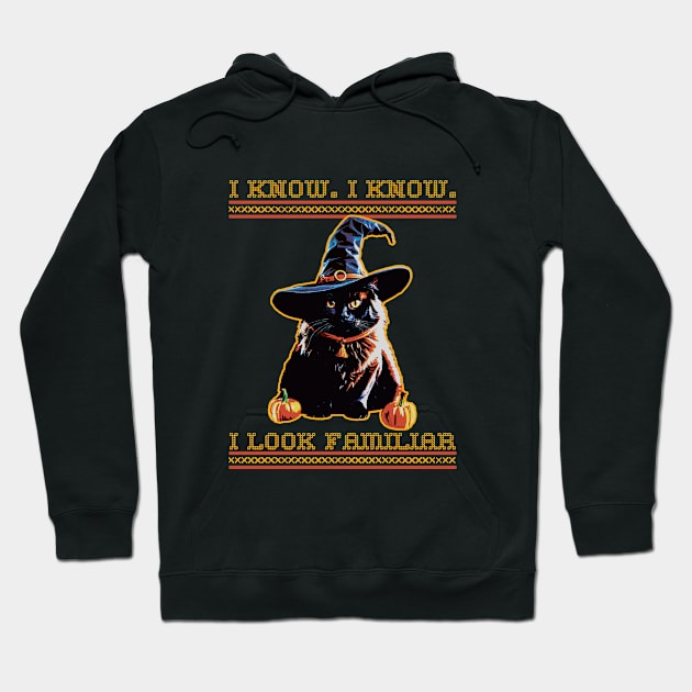 Cat Familiar Hoodie by Daily Detour